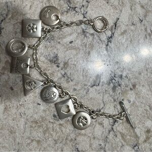 Seasons of Life Chic Silver Charm Bracelet